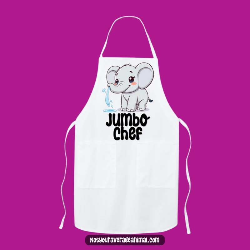 Funny Elephant Apron: Cook with Joyful Water Sprays!