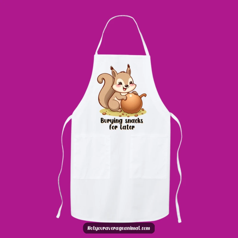 Funny Squirrel Chef Apron - Hilarious Cooking & Baking Gift