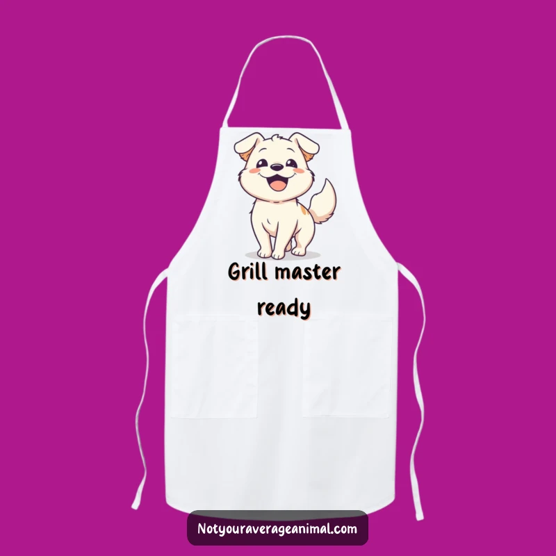 Funny Happy Dog Apron: Chef's Gear for the Enthusiastic Pup Parent
