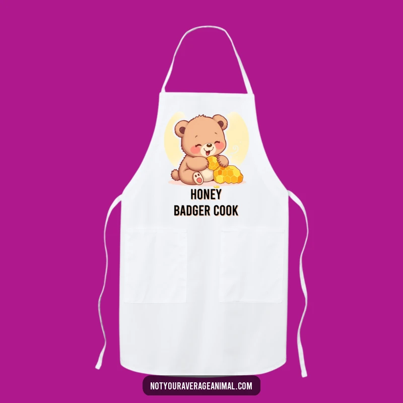 Funny Bear Cub Apron: Cook with Giggles and Sweet Honey Joy!