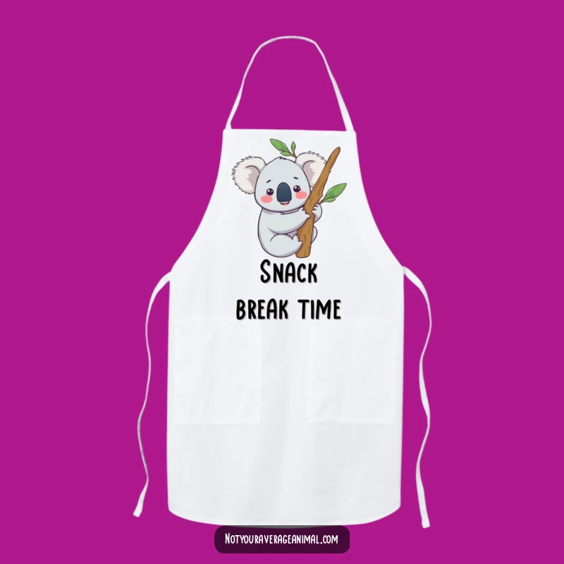 Funny Content Koala Apron - Happy Eucalyptus Hug Kitchen Gift
