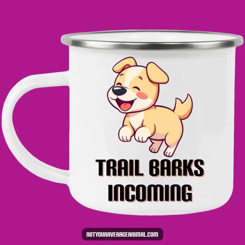 Funny Dog Barking Camping Mug: Adventure Fuel for Happy Souls