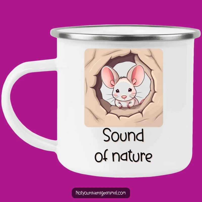 Funny Mouse Big Ears Camping Mug - Durable & Hilarious Outdoor Gear