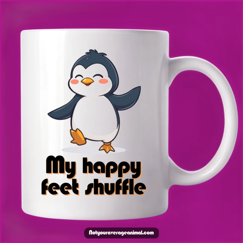 Funny Penguin Jig Mug: A Determined Dancer Makes a Hilarious Gift for Penguin Lovers