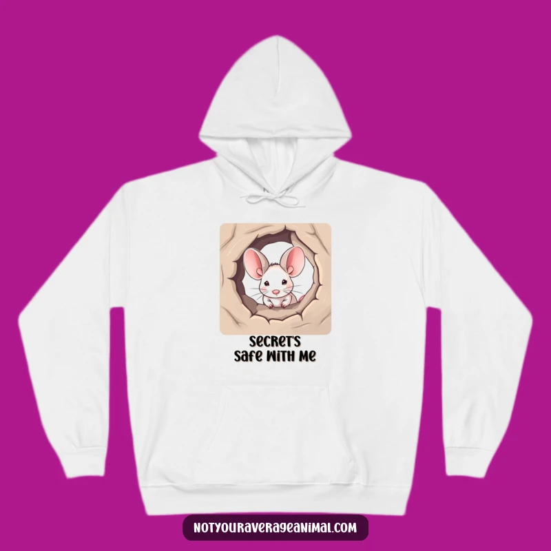 Cozy Funny Big Ears Mouse Hoodie - Warm & Humorous Gift for All