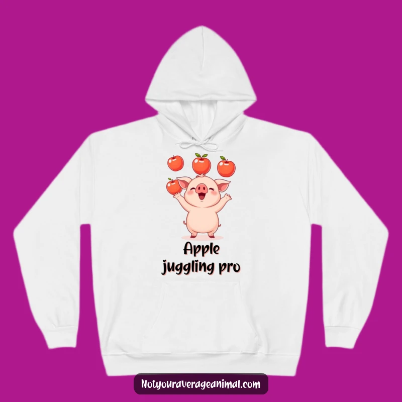 Cozy Funny Piglet Hoodie: Juggling Warmth, Farm Comfort Gift