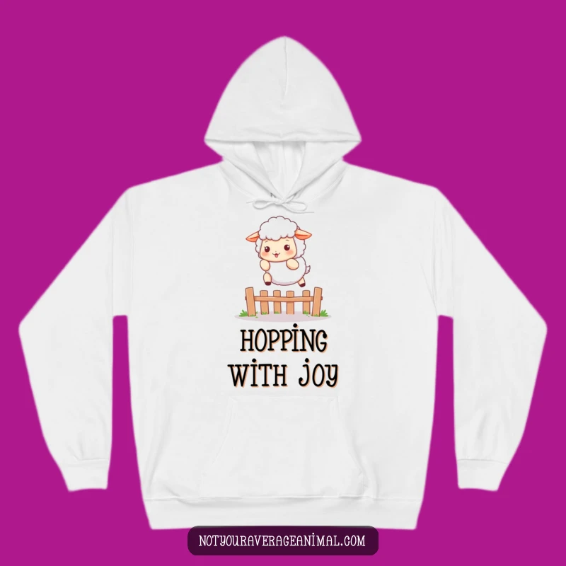 Cozy Funny Sheep Hoodie: Fluffy Leaper for Warm Comfort & Play Gift
