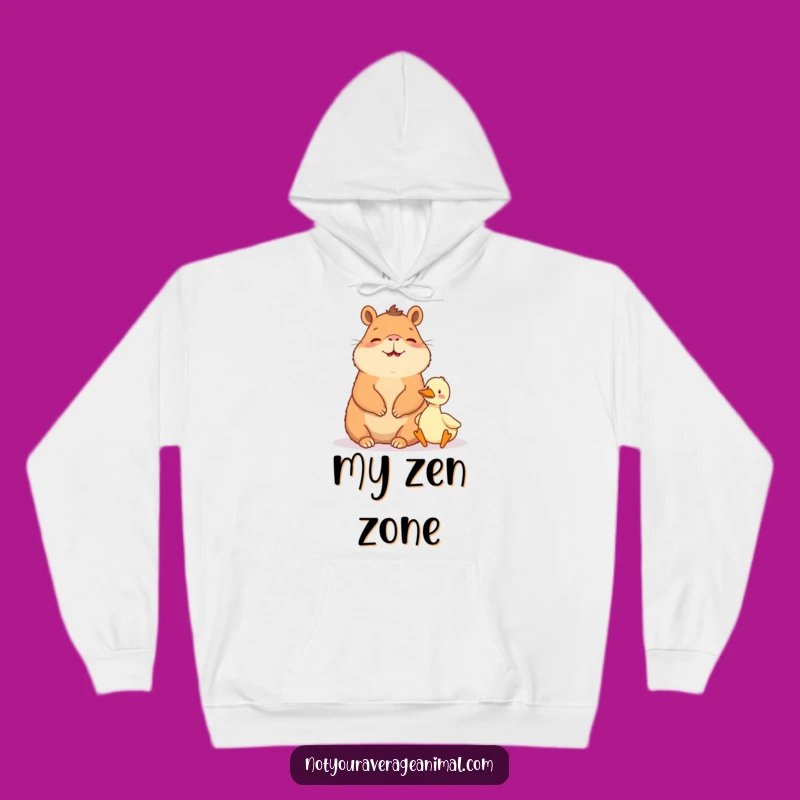Cozy Funny Capybara Hoodie: Warmth and Friendship Guaranteed