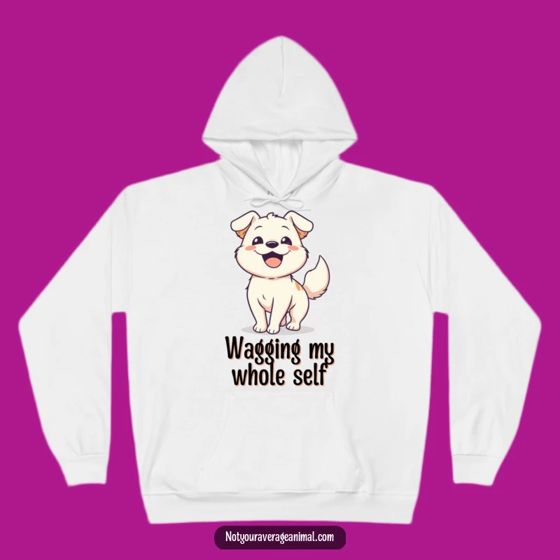 Funny Happy Dog Hoodie: Cozy Sweatshirt for Canine Enthusiasts