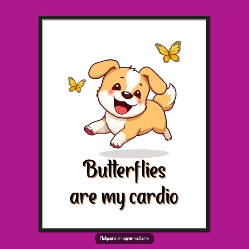 Free Printable Wall Art: Funny Happy Dog - Joyful Downloadable Art for Any Room!