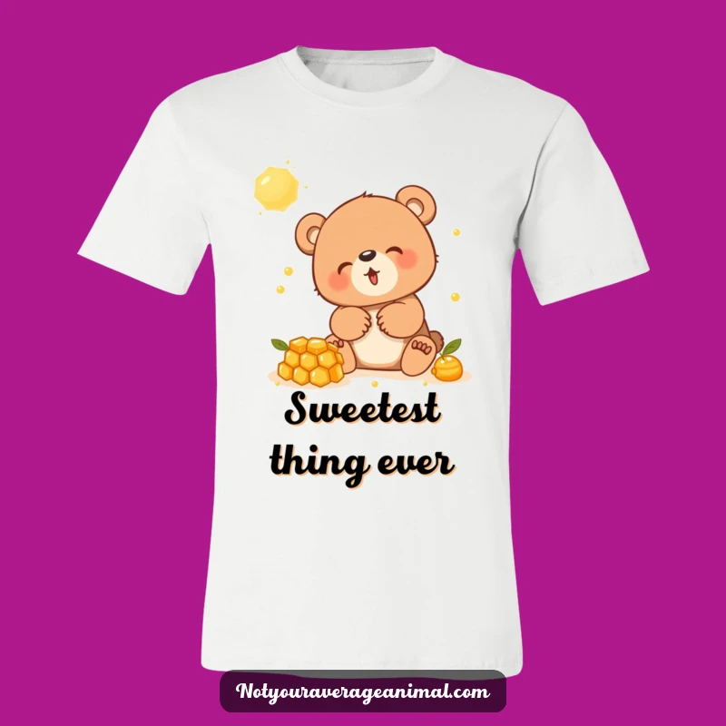Funny Giggling Bear Cub T-Shirt - Cute Animal Humor Apparel Gift