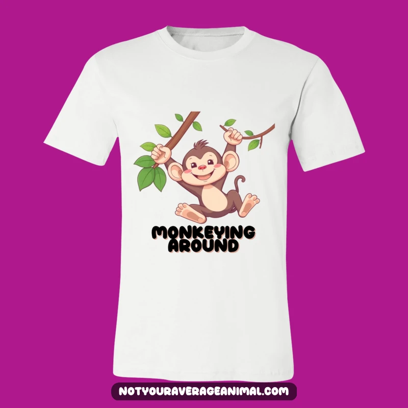 Funny Monkey T-Shirt: Wear Your Inner Primate's Grinning Swing!