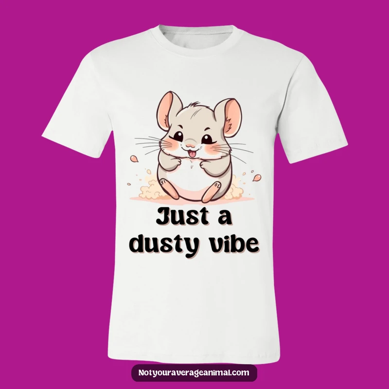 Funny Chinchilla Dust Cloud T-Shirt: Wear Your Playful Spirit