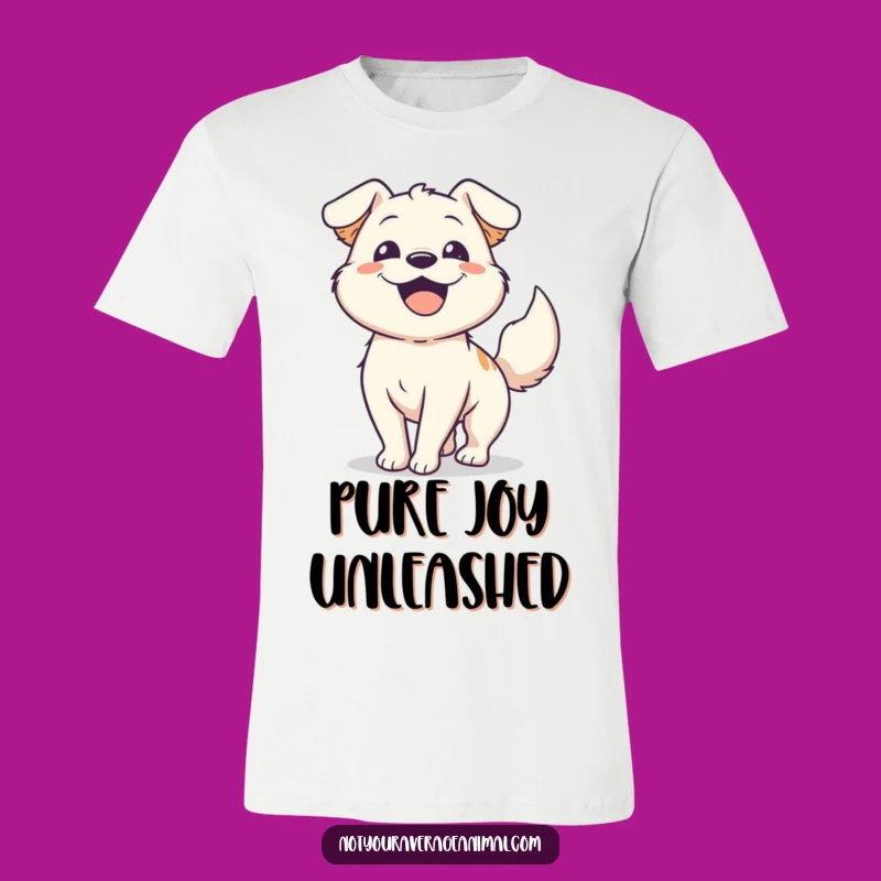 Funny Happy Dog T-Shirt: Show Your Love for Wagging Tails