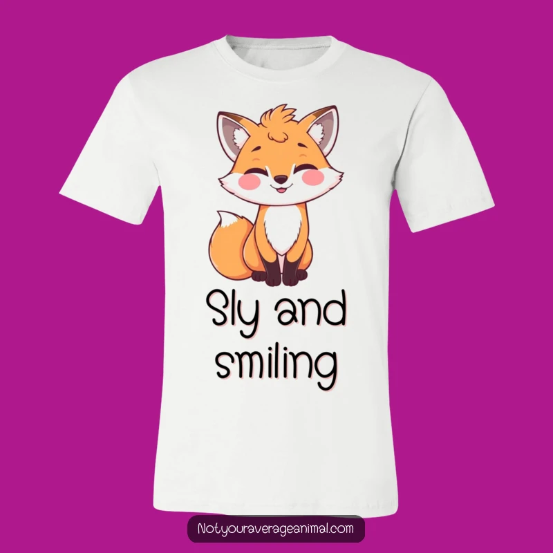 Funny Winking Fox T-Shirt - Show Off Your Playful Side